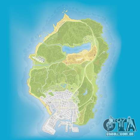Atlas e mapa de Grand Theft Auto 5