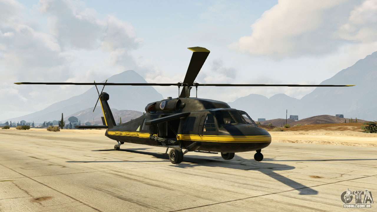 GTA 5 - Helicóptero de Combate SAVAGE Veículo NOVO DLC HEISTS 