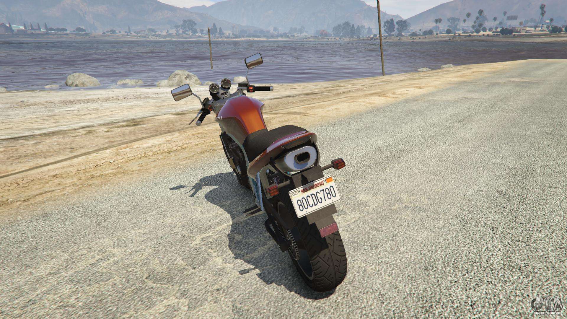 Shitzu PCJ-600 do GTA 5 - imagens, características e descrição de moto