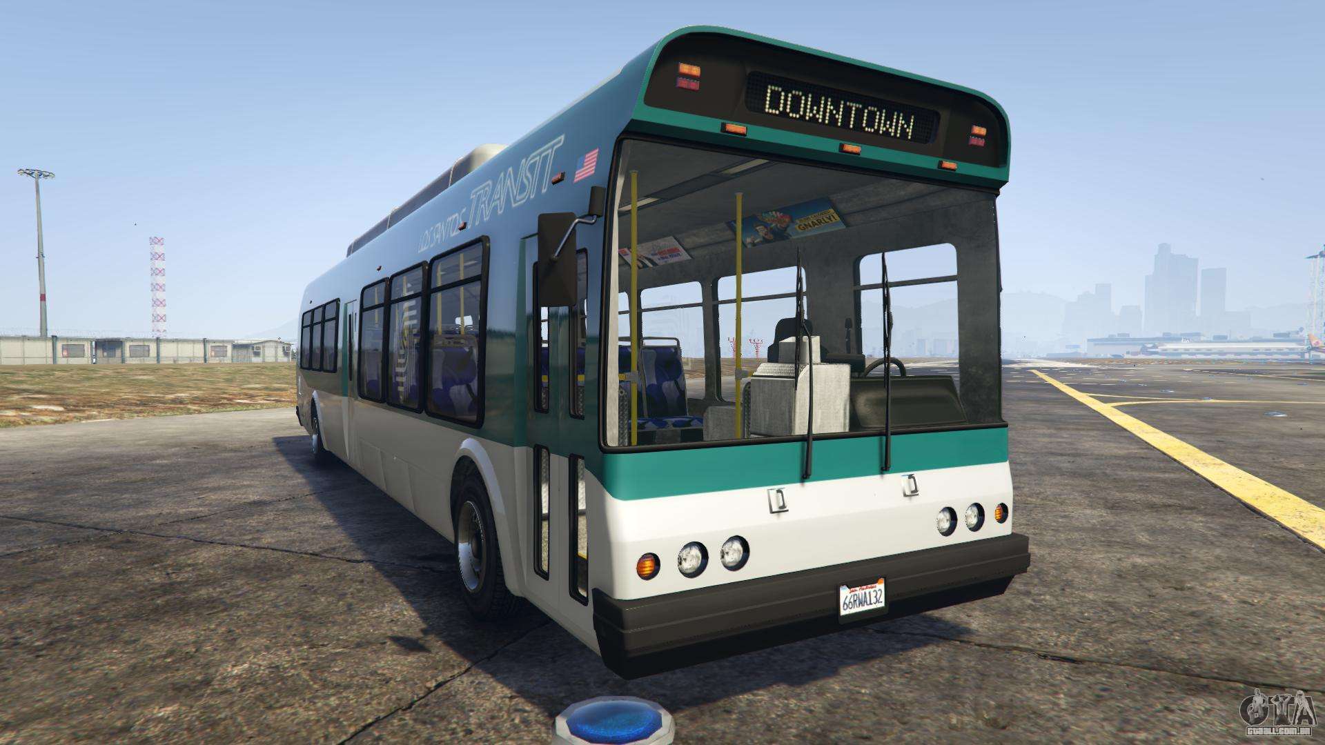 GTA 5 Brute Bus - vista frontal