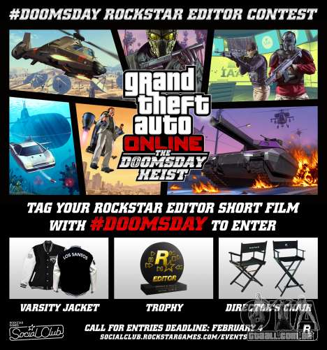 Concurso do editor de Rockstar GTA Online