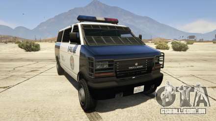 GTA 5 Declasse Police Transporter - screenshots, descrição e especificações da van.