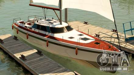 Dinka Marquis de GTA 5 - screenshots, descrição e características o barco