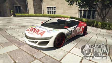 Dinka Jester Racecar do GTA 5 - screenshots, descrição e especificações de um carro esportivo