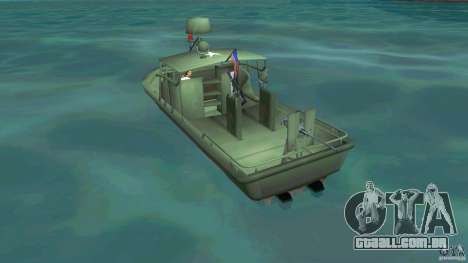 Rio do barco de patrulha Mark 2 (Player_At_Wheel para GTA Vice City