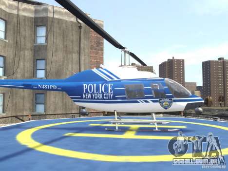 Bell 206 B - NYPD para GTA 4