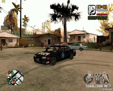 Carro de polícia de NFS: MW para GTA San Andreas