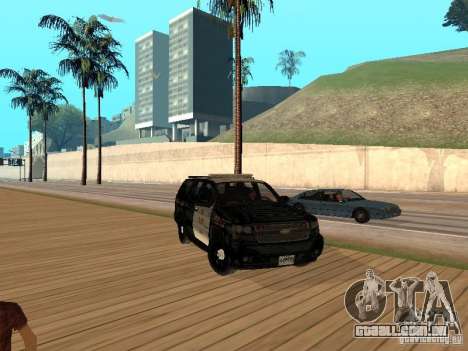 Chevrolet Tahoe Ontario Highway Police para GTA San Andreas