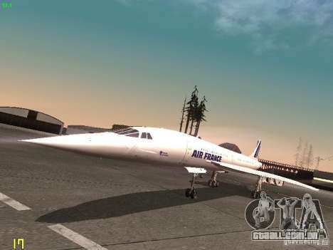 Aerospatiale-BAC Concorde Air France para GTA San Andreas