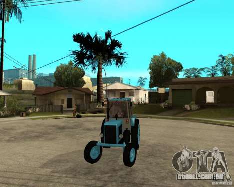 Tractor Belarus 80,1 e reboque para GTA San Andreas