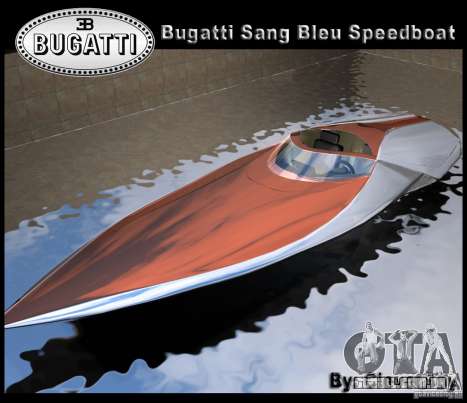 Bugatti Sang Bleu Speedboat para GTA Vice City