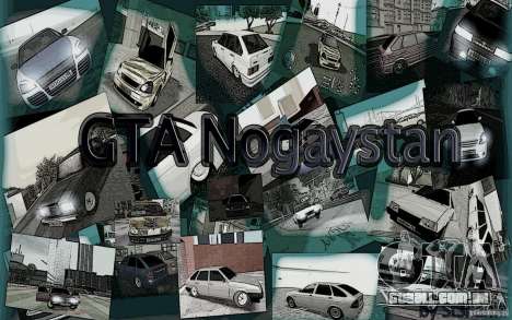 O menu do jogo GTA Nogaystan para GTA San Andreas