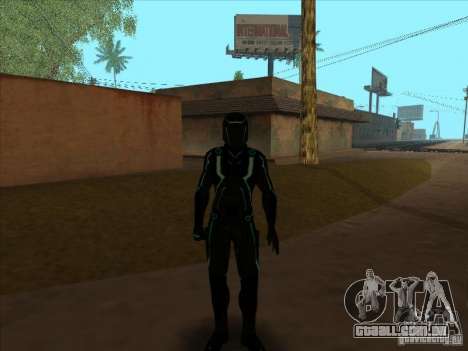 Um personagem do jogo Tron: Evolution para GTA San Andreas