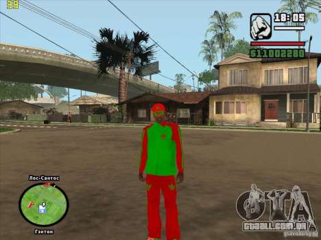 Substituição completa da loja Binco Adidas para GTA San Andreas