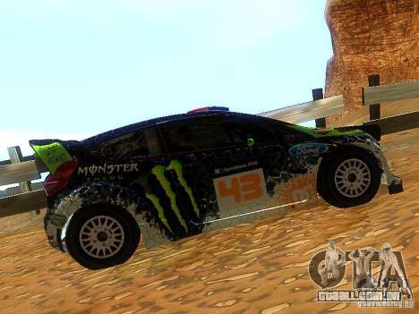 Ford Fiesta RS WRC 2012 para GTA San Andreas