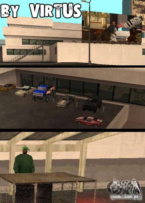 Cars shop in San-Fierro beta para GTA San Andreas
