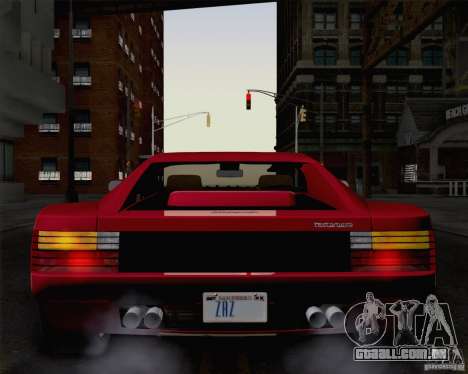 Ferrari Testarossa 1986 para GTA San Andreas