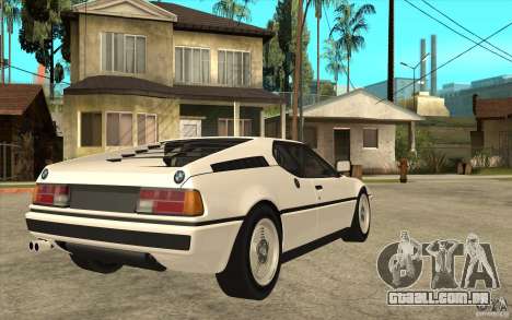 BMW M1 1981 para GTA San Andreas