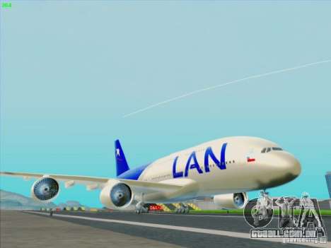 Airbus A380-800 Lan Airlines para GTA San Andreas