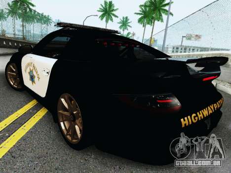 Porsche 911 GT2 RS (997) Police para GTA San Andreas