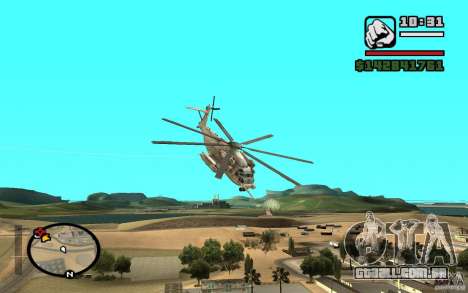 Sikorsky MH-53 com escotilha fechada para GTA San Andreas