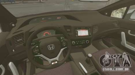 Honda Civic Si Coupe 2012 para GTA 4