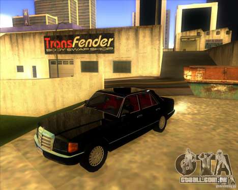 Mercedes-Benz 500SE 1985 para GTA San Andreas