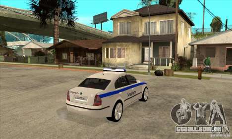 Skoda SuperB GEO Police para GTA San Andreas