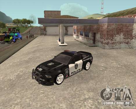 Ford Shelby GT500 2010 Police para GTA San Andreas