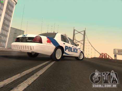 Ford Crown Victoria Vancouver Police para GTA San Andreas