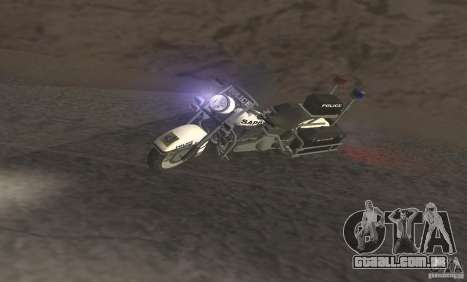 Motocicleta de polícia de GTA TBoGT para GTA San Andreas