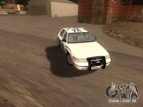 Ford Crown Victoria Vancouver Police para GTA San Andreas