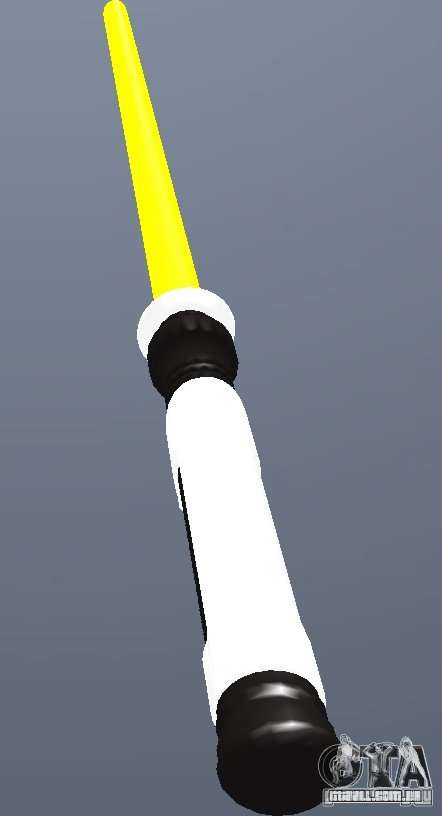 Lightsabre v2 Yellow para GTA San Andreas