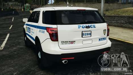 Ford Explorer NYPD ESU 2013 [ELS] para GTA 4