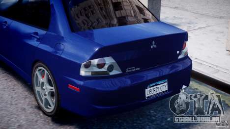 Mitsubishi Lancer Evolution VIII para GTA 4