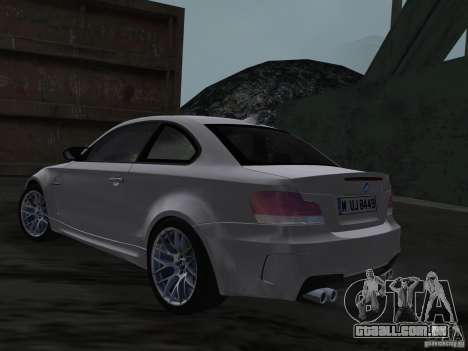 BMW 1M Coupe RHD para GTA Vice City