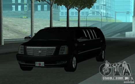 Cadillac Escalade 2008 Limo para GTA San Andreas