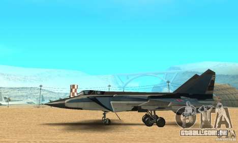 MiG-31 Foxhound para GTA San Andreas