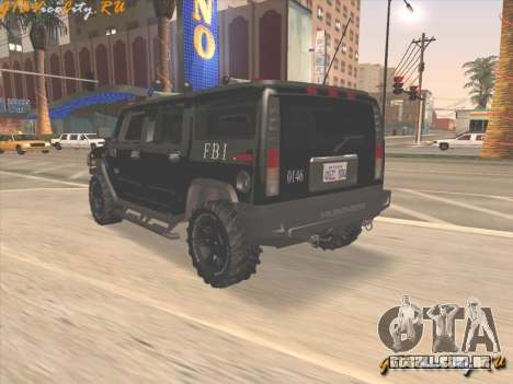 FBI Hummer H2 para GTA San Andreas