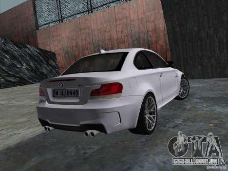 BMW 1M Coupe RHD para GTA Vice City