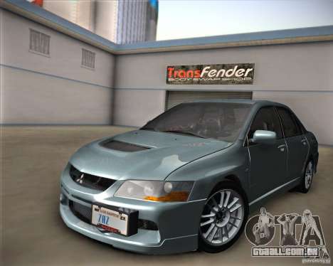 Mitsubishi Lancer Evolution IX Tunable para GTA San Andreas