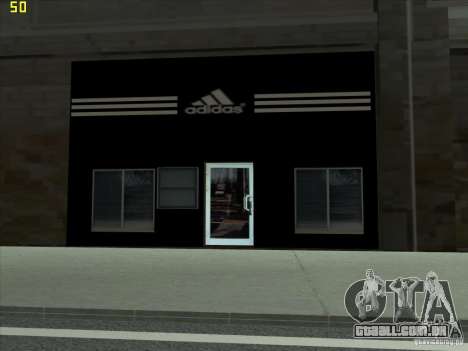 Substituição completa da loja Binco Adidas para GTA San Andreas