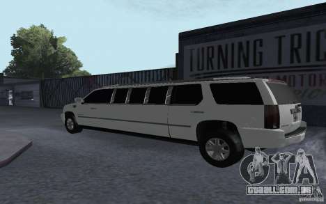 Cadillac Escalade 2008 Limo para GTA San Andreas