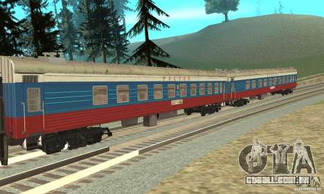 O carro das ferrovias russas Rússia para GTA San Andreas