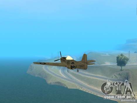 P-51 Mustang para GTA San Andreas