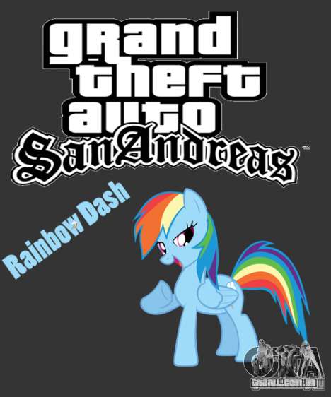 Rainbow Dash Skin para GTA San Andreas