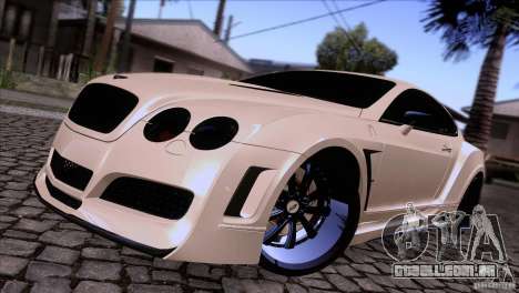 Bentley Continental GT Premier 2008 V2.0 para GTA San Andreas