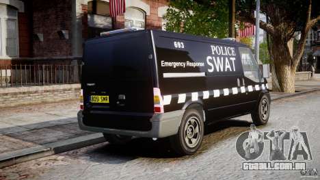 Ford Transit SWAT [ELS] para GTA 4