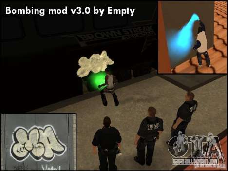 Bombing Mod by Empty v3.0 para GTA San Andreas