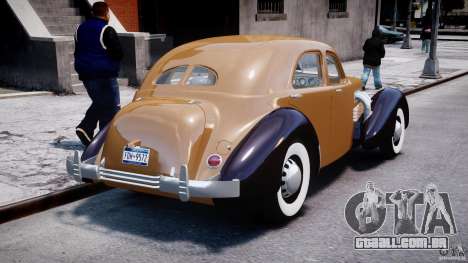 Cord 812 Charged Beverly Sedan 1937 para GTA 4